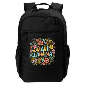 Maui Strong Lahaina Flower Floral Daily Commute Backpack