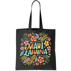 Maui Strong Lahaina Flower Floral Tote Bag