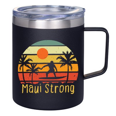 Maui Strong Lahaina Banyan Tree Hawaii 12oz Stainless Steel Coffee Mug