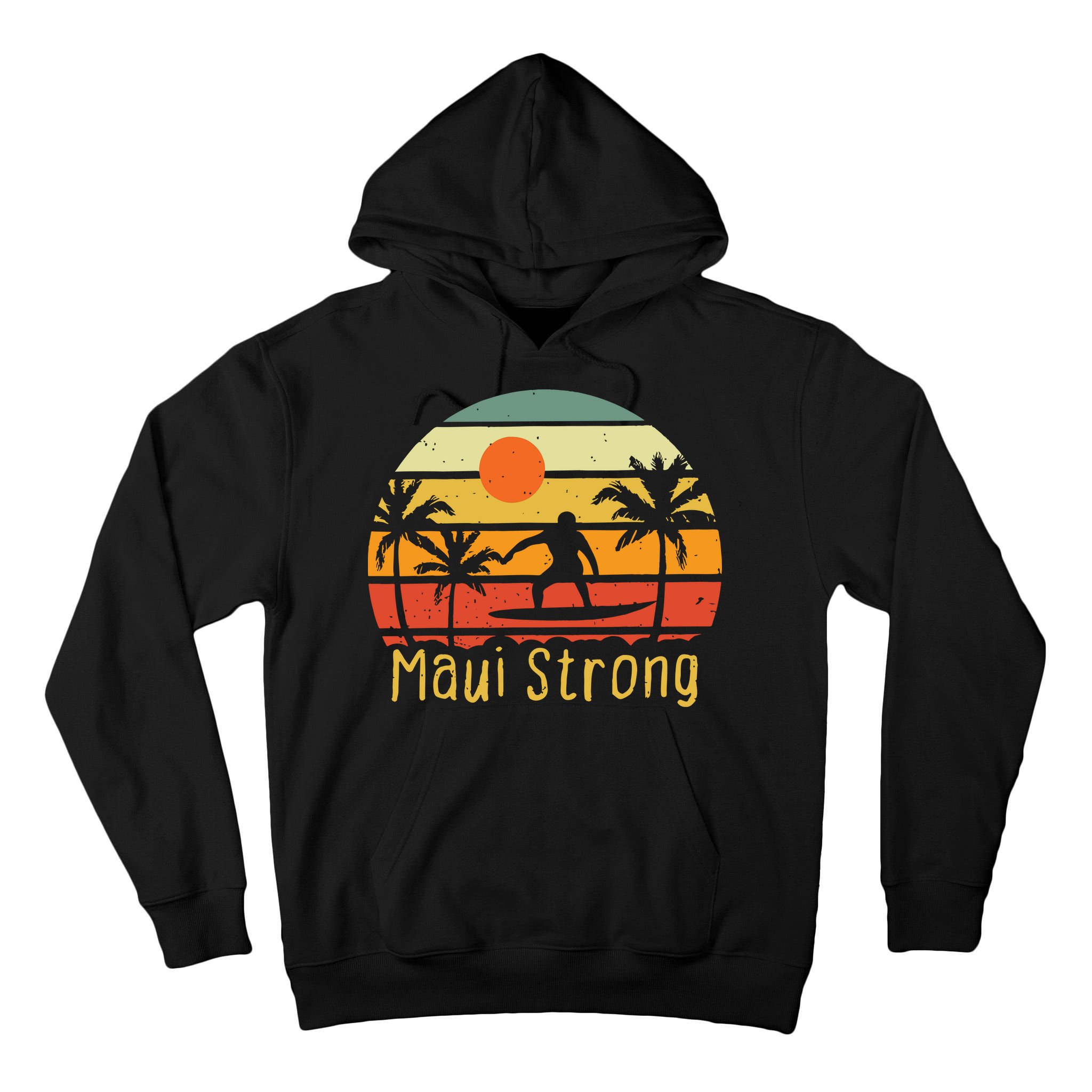 Maui Strong Lahaina Banyan Tree Hawaii Tall Hoodie