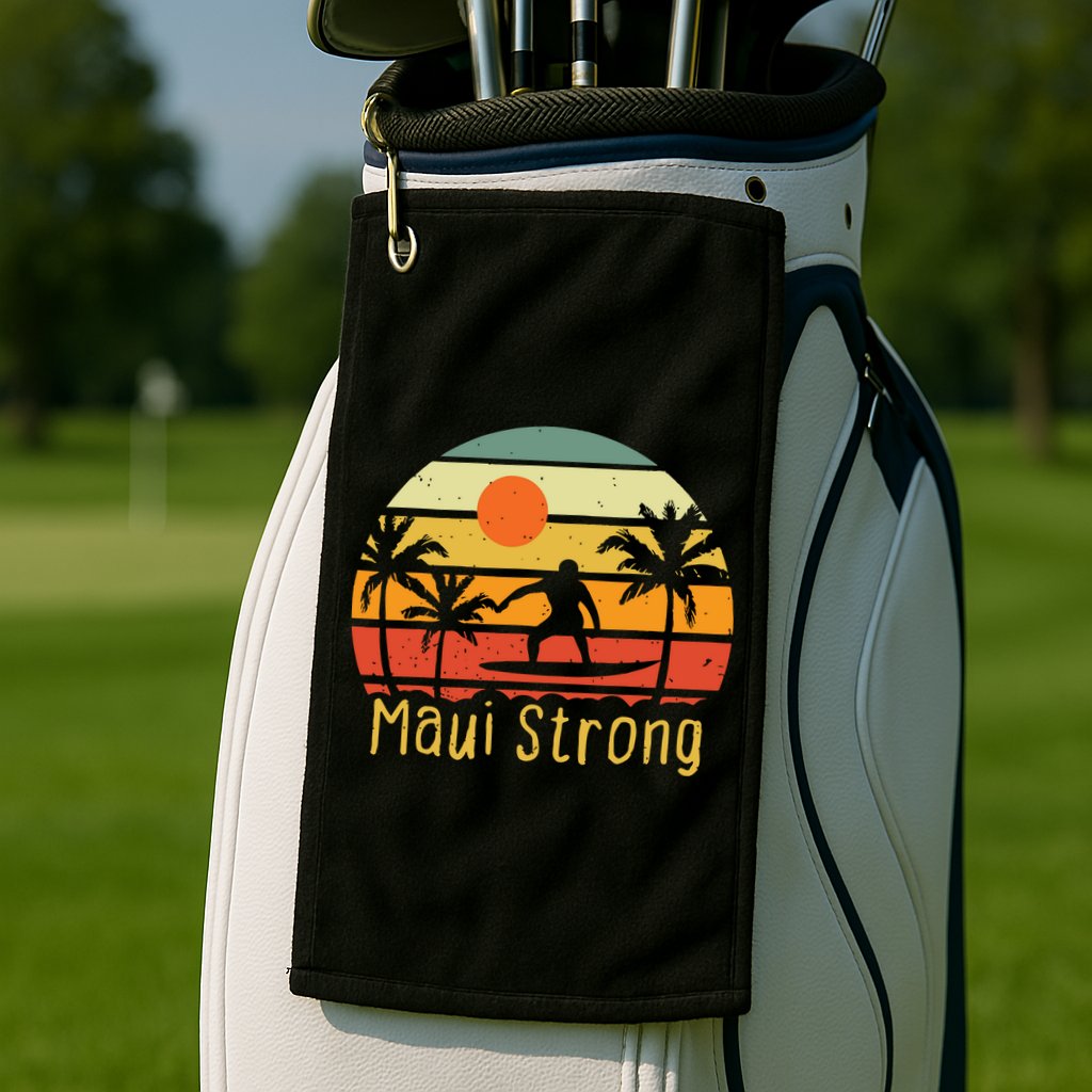 Maui Strong Lahaina Banyan Tree Hawaii Golf Towel