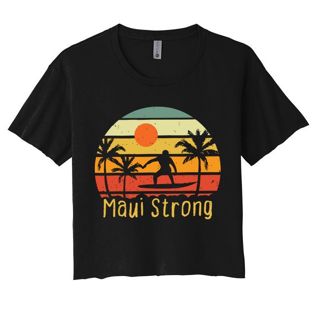 Maui Strong Lahaina Banyan Tree Hawaii Crop Top
