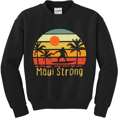 Maui Strong Lahaina Banyan Tree Hawaii Kids Sweatshirt