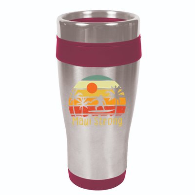 Maui Strong Lahaina Banyan Tree Hawaii 16oz Travel Tumbler