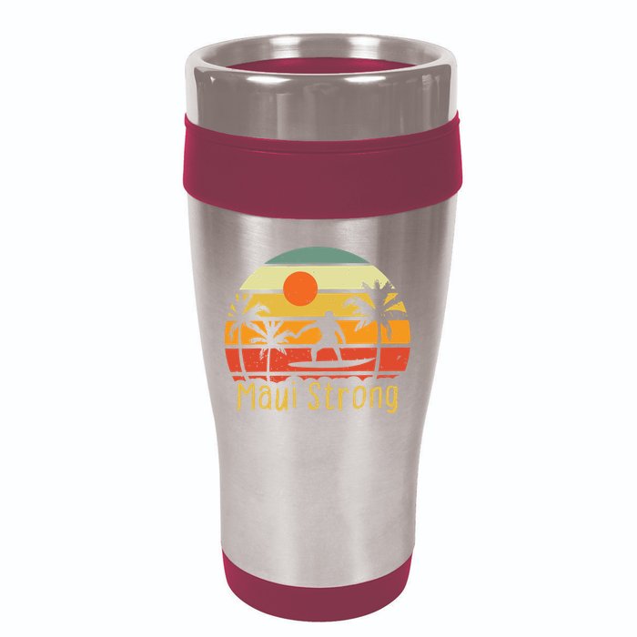 Maui Strong Lahaina Banyan Tree Hawaii 16oz Travel Tumbler