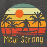 Maui Strong Lahaina Banyan Tree Hawaii Vector Backpack