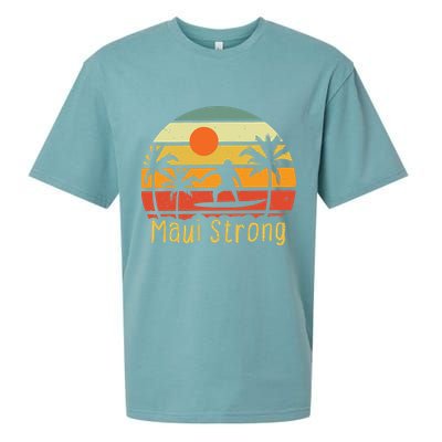 Maui Strong Lahaina Banyan Tree Hawaii Sueded Cloud Jersey T-Shirt