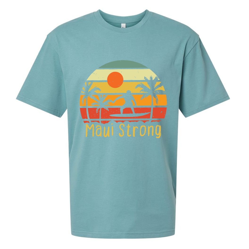 Maui Strong Lahaina Banyan Tree Hawaii Sueded Cloud Jersey T-Shirt