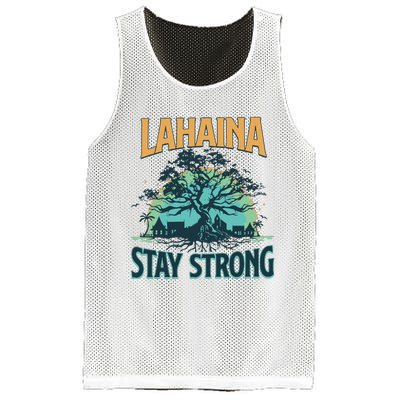 Maui Strong Lahaina Stay Strong Maui Wildfire Relief Hawaii Support Mesh Reversible Basketball Jersey Tank