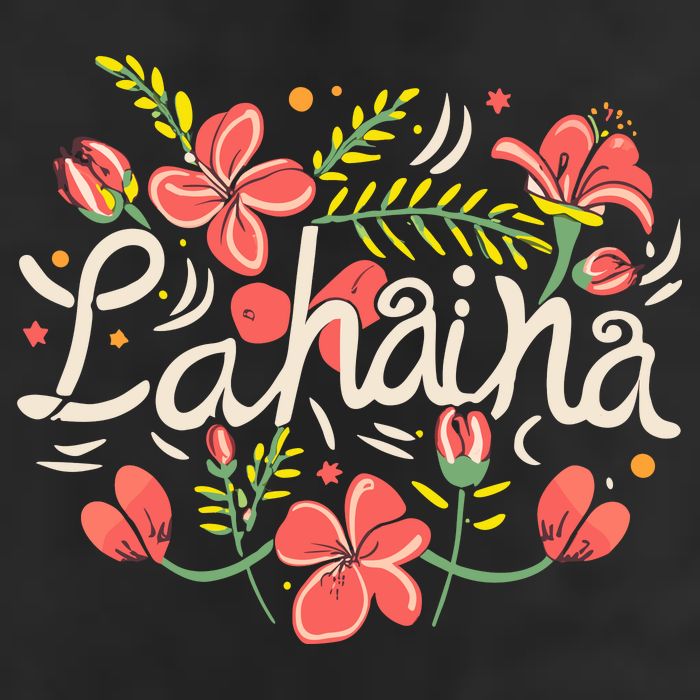 Maui Strong Lahaina Flower Cool Comfort Performance Bucket Hat