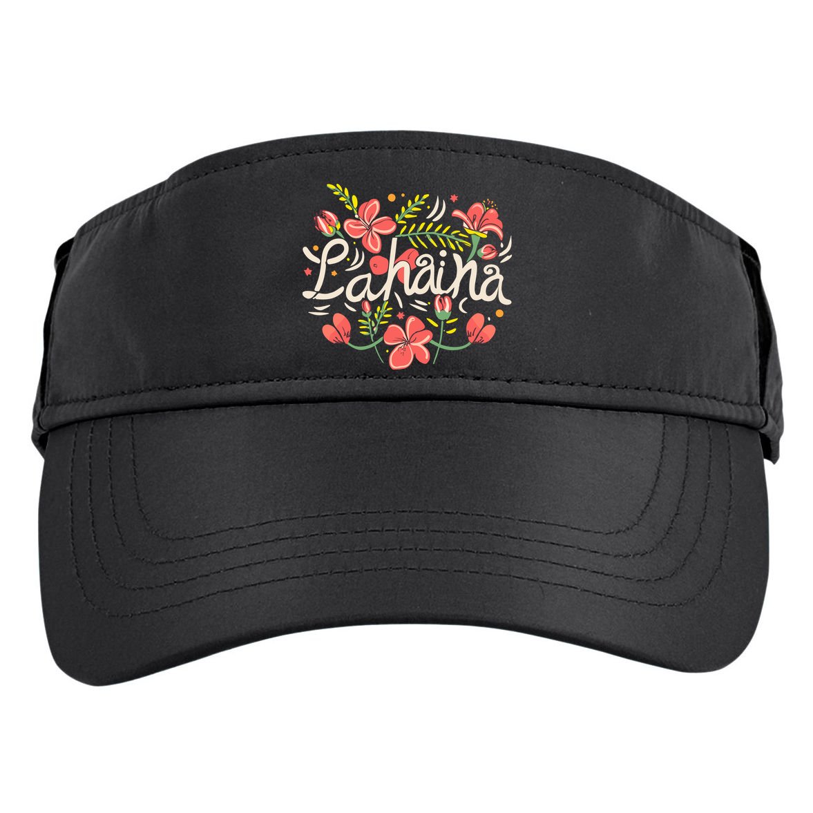 Maui Strong Lahaina Flower Adult Drive Performance Visor
