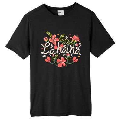 Maui Strong Lahaina Flower Tall Fusion ChromaSoft Performance T-Shirt