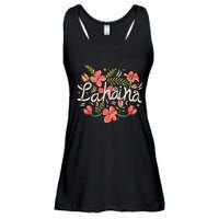 Maui Strong Lahaina Flower Ladies Essential Flowy Tank