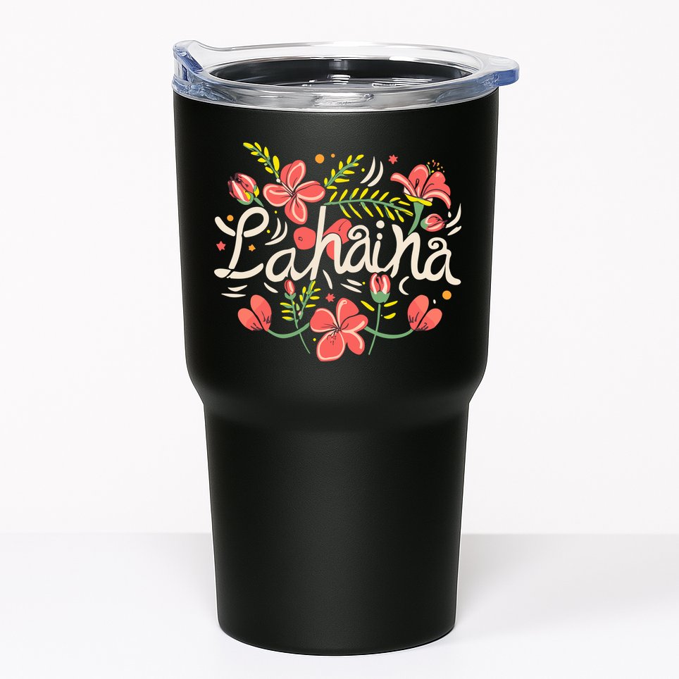Maui Strong Lahaina Flower Tumbler