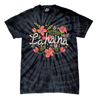 Maui Strong Lahaina Flower Tie-Dye T-Shirt