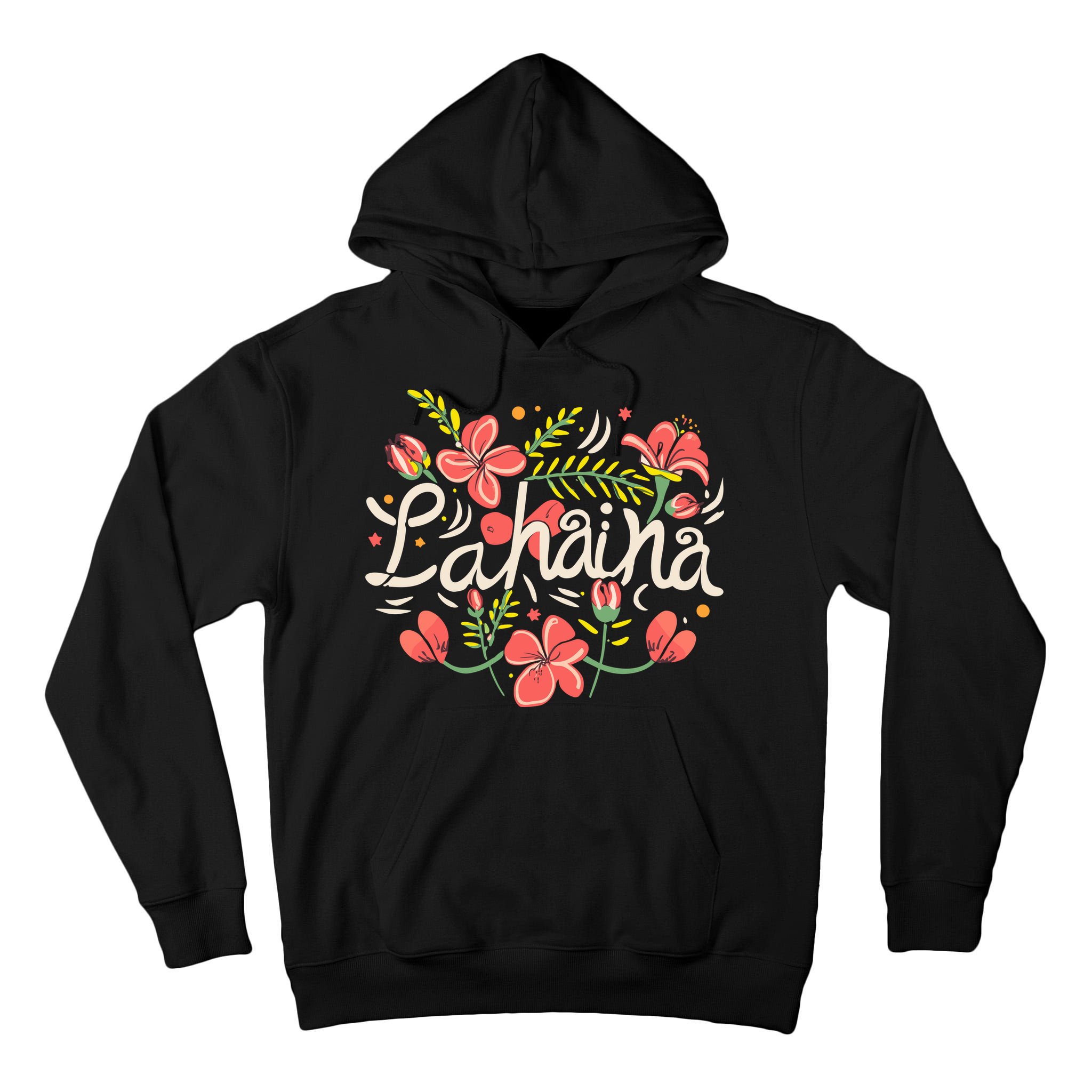 Maui Strong Lahaina Flower Tall Hoodie