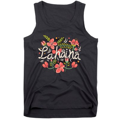 Maui Strong Lahaina Flower Tank Top