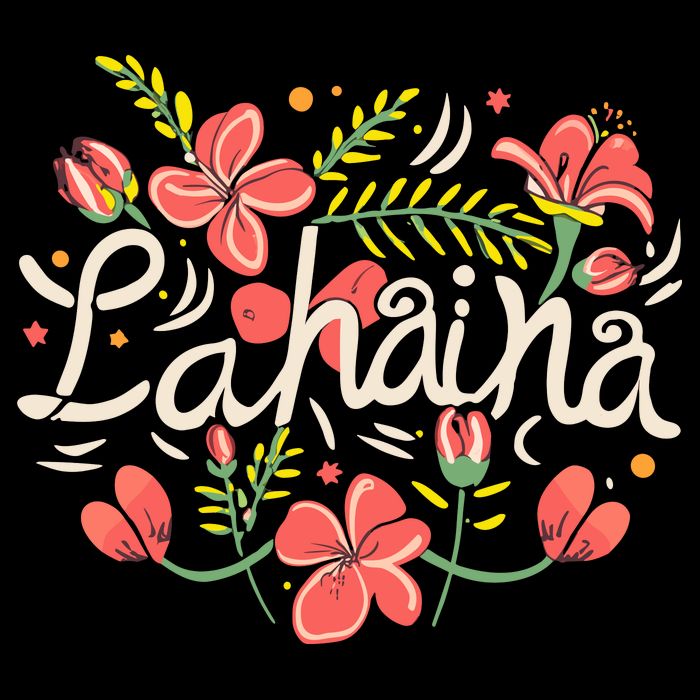 Maui Strong Lahaina Flower Kids T-Shirt