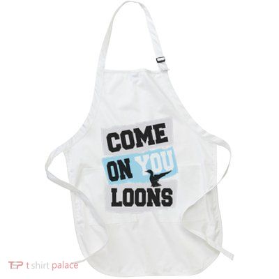 Minnesota Soccer Loon Come On You Loons Full-Length Apron With Pockets