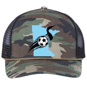 Minnesota Soccer Loon Retro Rope Trucker Hat Cap