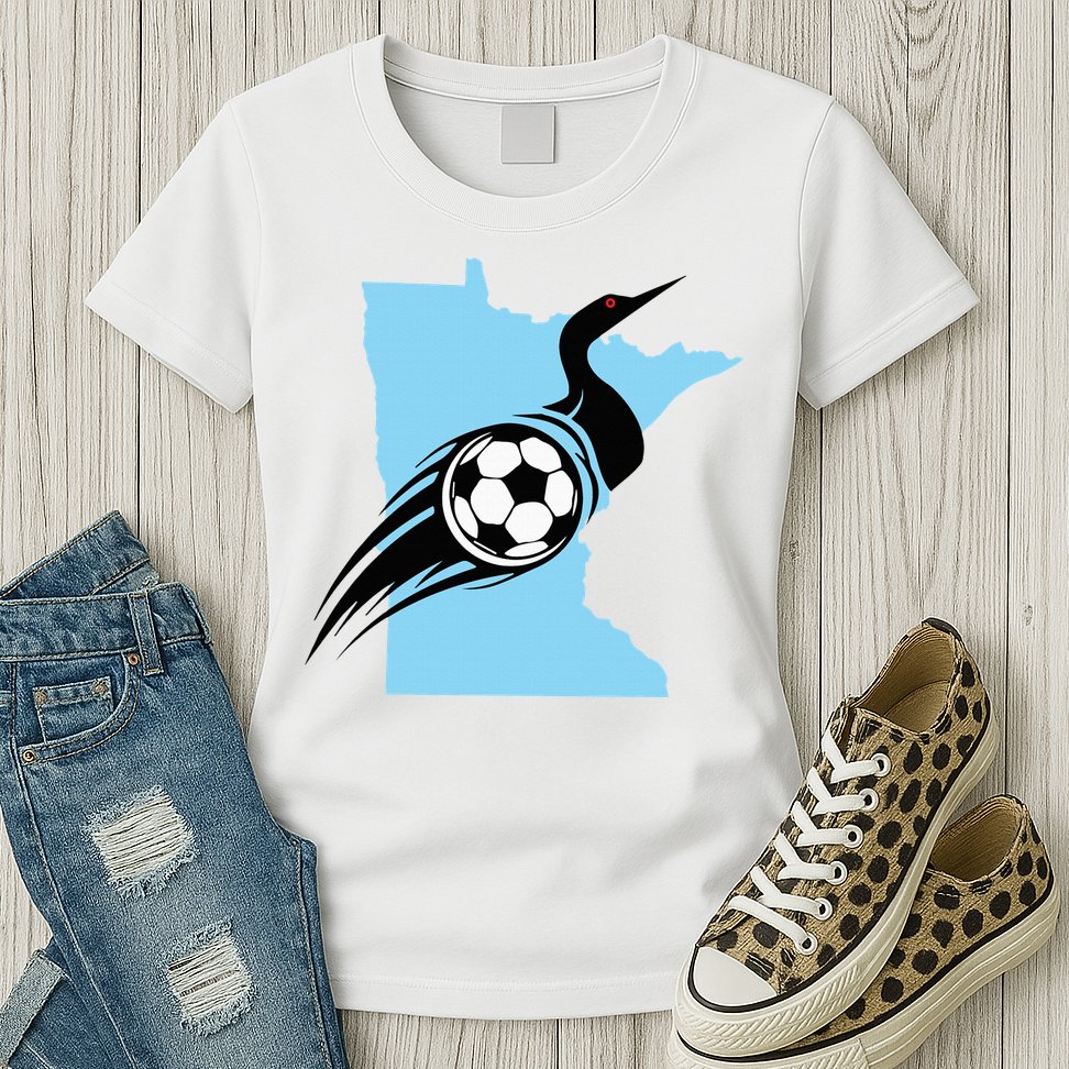 Minnesota Soccer Loon Womens T-Shirt
