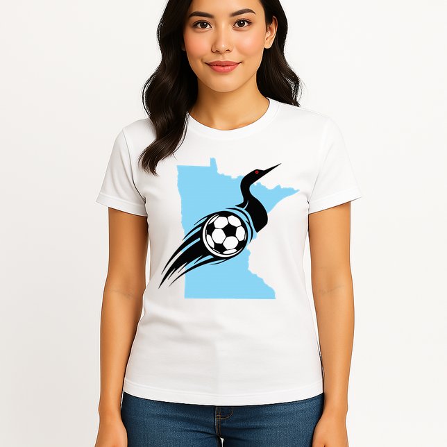 Minnesota Soccer Loon Womens T-Shirt