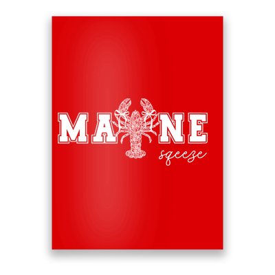 Main Squeeze Lace Lobster Poster