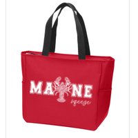 Main Squeeze Lace Lobster Zip Tote Bag