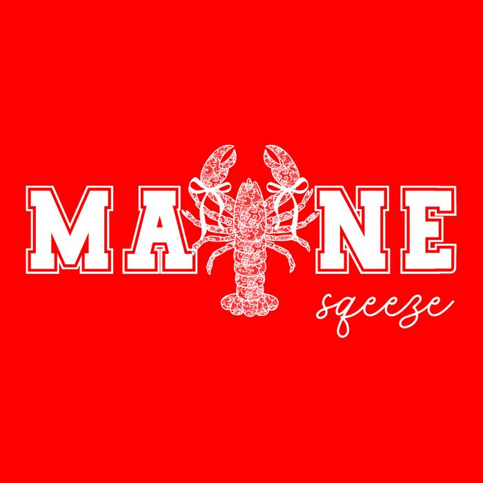 Main Squeeze Lace Lobster Zip Tote Bag