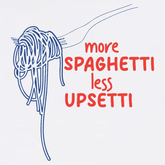 More Spaghetti Less Upsetti Italian Pasta Humor Tank Top