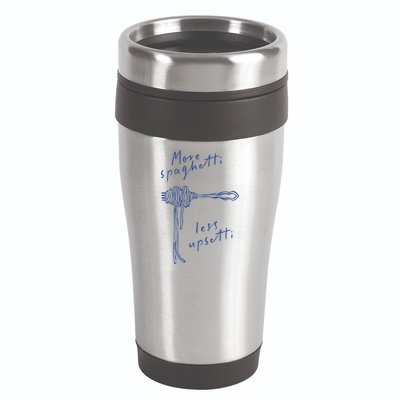 More Spaghetti Less Upsetti 16oz Travel Tumbler