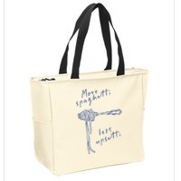More Spaghetti Less Upsetti Zip Tote Bag