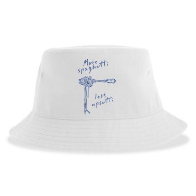 More Spaghetti Less Upsetti Sustainable Bucket Hat