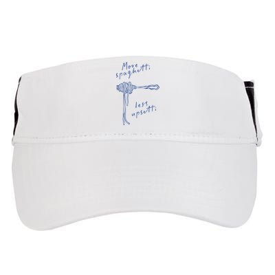 More Spaghetti Less Upsetti Adult Drive Performance Visor