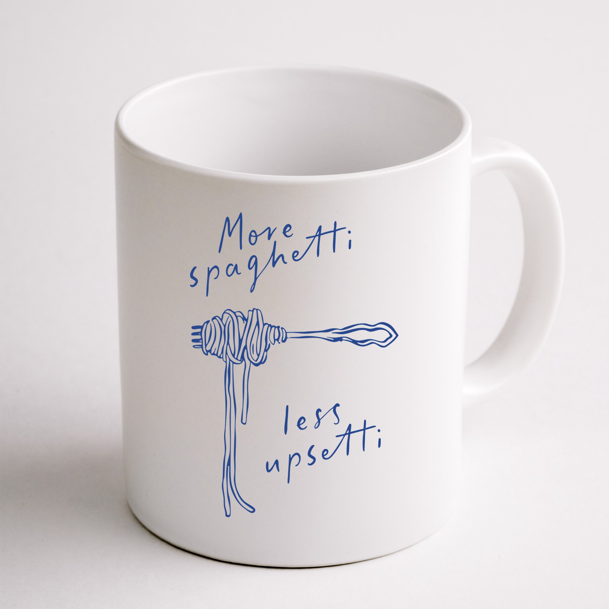 More Spaghetti Less Upsetti Mug