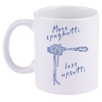 More Spaghetti Less Upsetti 11oz C Handle Ceramic Mug