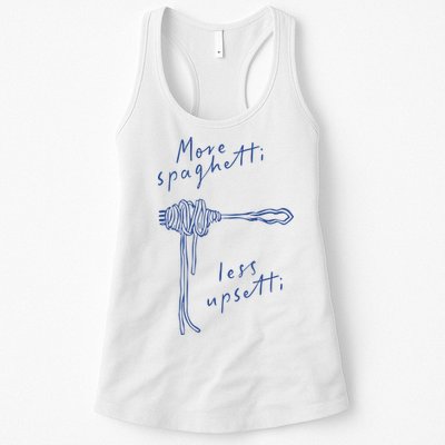More Spaghetti Less Upsetti Womens Tank Top