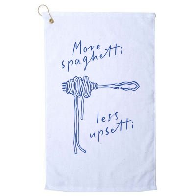 More Spaghetti Less Upsetti Golf Towel