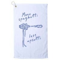 More Spaghetti Less Upsetti Golf Towel