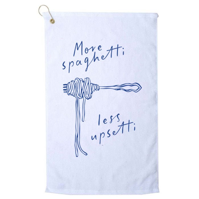 More Spaghetti Less Upsetti Golf Towel