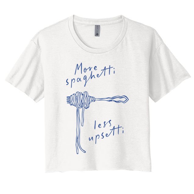 More Spaghetti Less Upsetti Crop Top