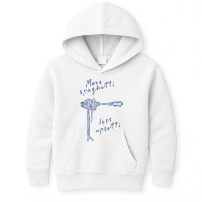 More Spaghetti Less Upsetti Kids Hoodie