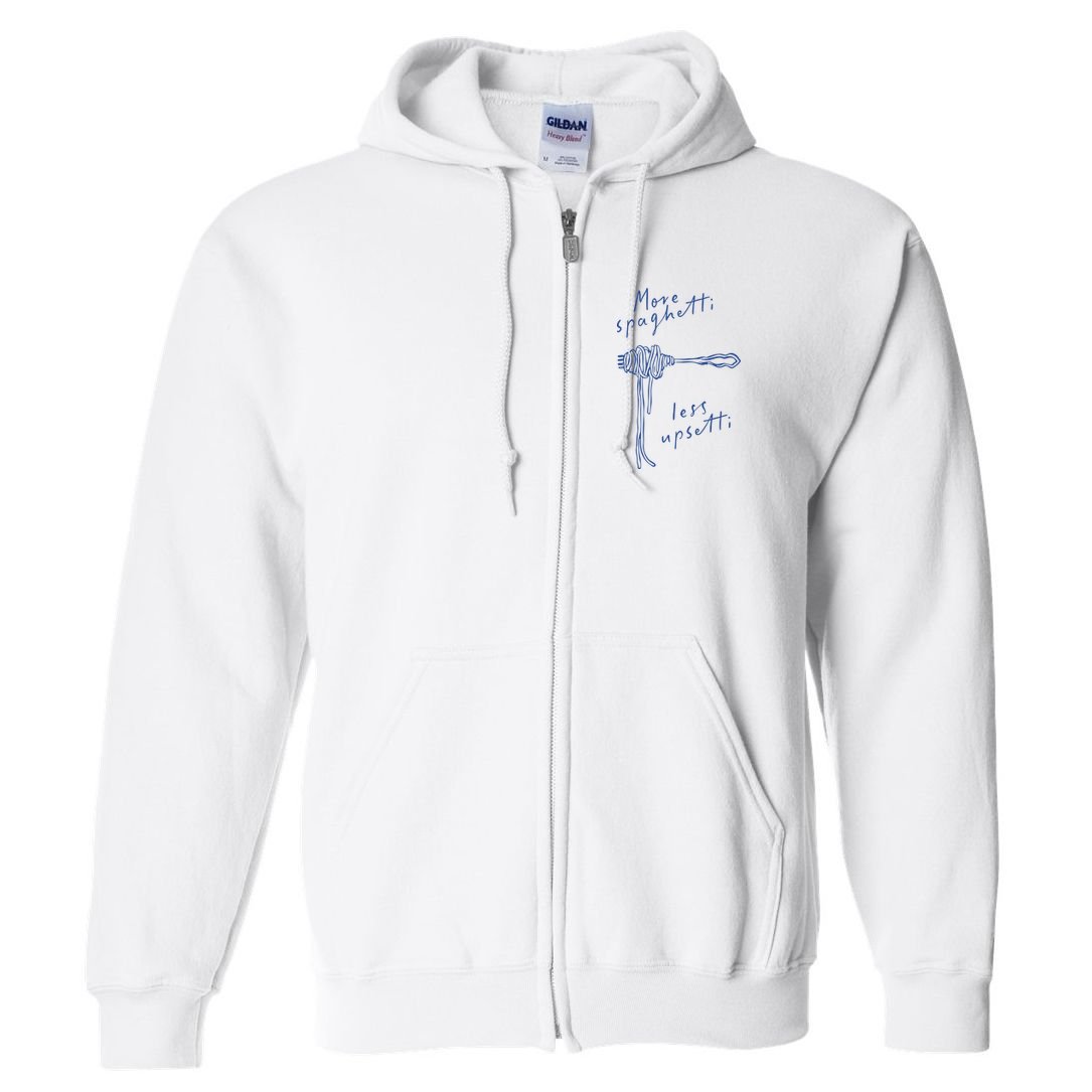 More Spaghetti Less Upsetti Full Zip Hoodie