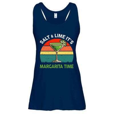 Margaritashirt Salt Lime Margarita Time Funny Cinco De Mayo Ladies Essential Flowy Tank