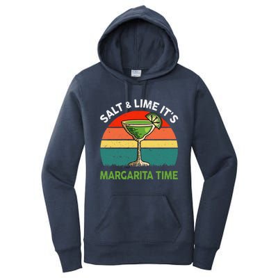 Margaritashirt Salt Lime Margarita Time Funny Cinco De Mayo Women's Pullover Hoodie