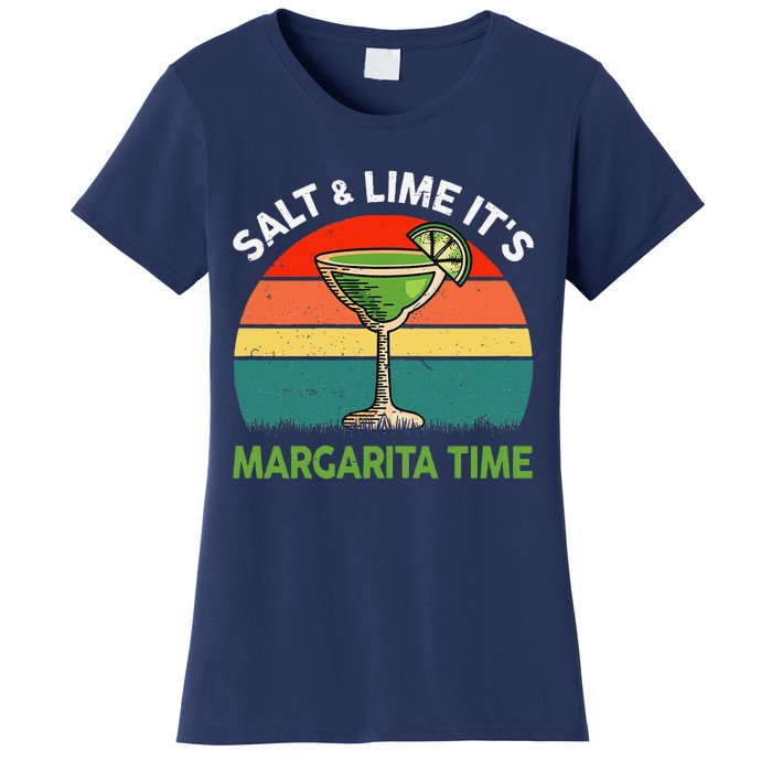 Margaritashirt Salt Lime Margarita Time Funny Cinco De Mayo Women's T-Shirt