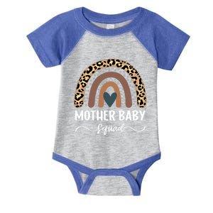 Mother Squad Leopard Rainbow Mother Nurse Gift Infant Baby Jersey Bodysuit