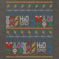 Merry Sciencemas Lab Scientist Ugly Christmas Sweater Gift Cotton Canvas Backpack