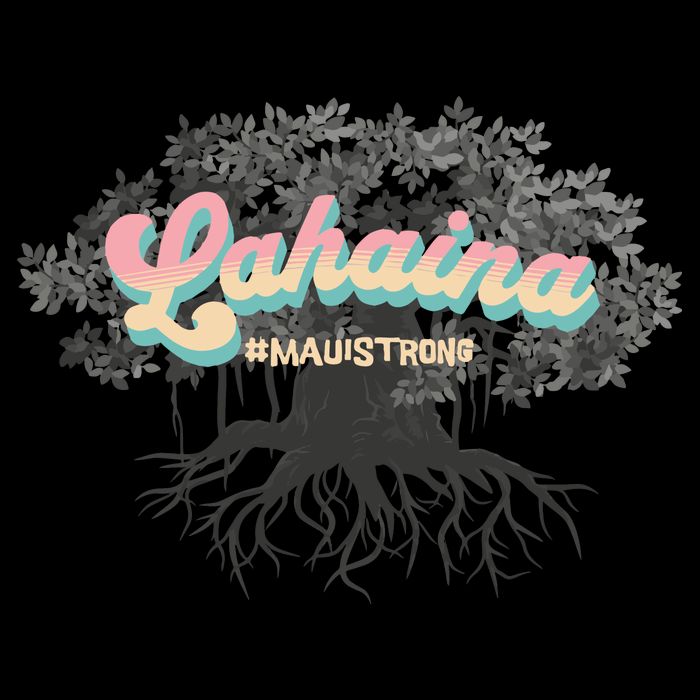 Maui Strong Lahaina Support Banyan Lahaina Hawaii 16oz Travel Tumbler