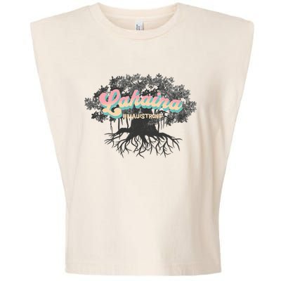 Maui Strong Lahaina Support Banyan Lahaina Hawaii Garment-Dyed Women's Muscle Tee